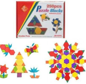 Puzzle blocks 250pcs - مجموعة مكعبات بزل 250 قطعة