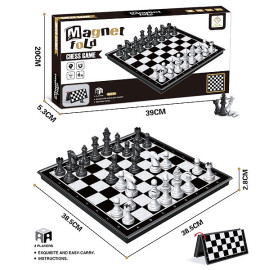 شطرنج مغناطيسي قابلة للطي (Magnet Fold Chess Game).