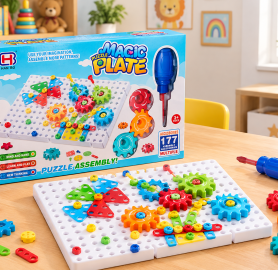لوحة البازل السحرية Magic puzzle plate