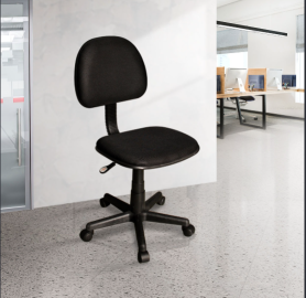 كرسي مكتب قماشي بدون يدين قابل للتعديل(Adjustable Fabric Office Chair) AD0238