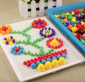 لوحة سدادات-puzzle board -practice and thinking