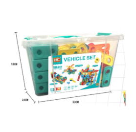 مجموعة مكعبات تركيب مركبات &ndash; 211 قطعة