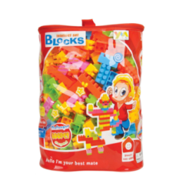 INTELLECT SET Block middle size 500PCS  مكعبات بناء ملونة