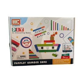 عيدان أرقام تعليمية &ndash; 100 قطعة