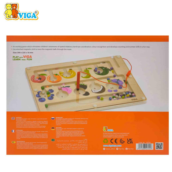 Magnetic Maze - Counting and Colour Sorting- المتاهة المغناطيسية - العد وفرز الألوان
