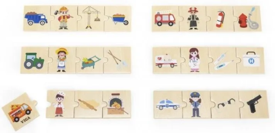 Jobs & Tools Puzzle Set-VG44749 - الغاز الوظائف وأدواتها