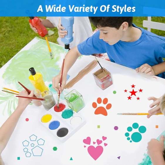 نماذج الرسم على بلاستيك PET 24  -PET plastic painting models 24 pcs