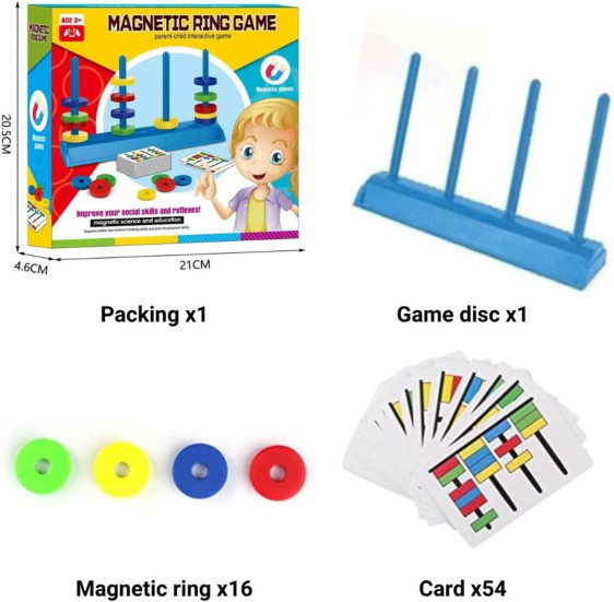 الحلقات المغناطيسية Magnetic ring game