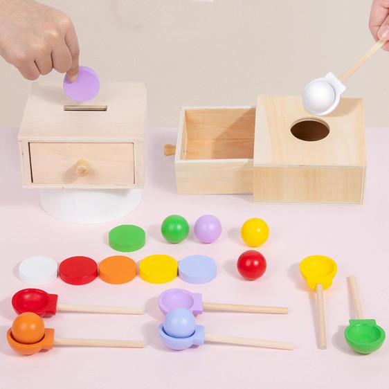 Intelligence BO 1X2 صندوق تدريب حسي Montessori 2 في 1