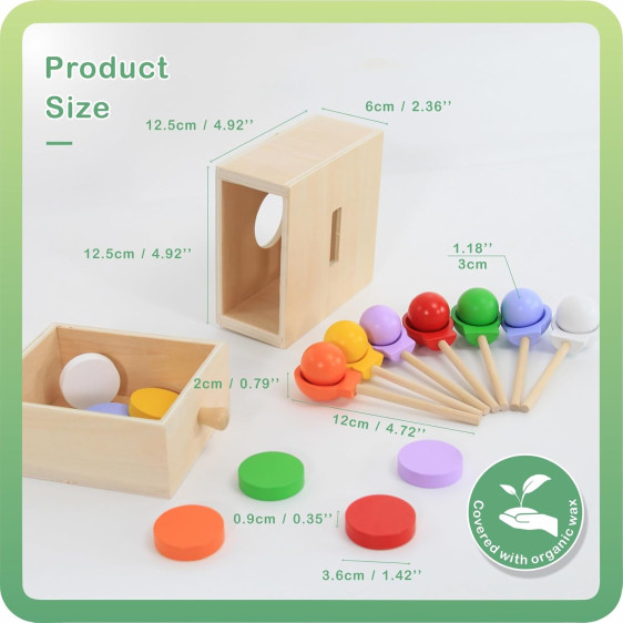 Intelligence BO 1X2 صندوق تدريب حسي Montessori 2 في 1