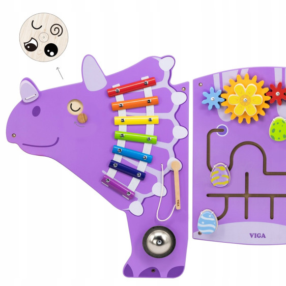 Wall Activity Panel - Triceratops Dino-VG44753FSC لوحة أنشطة الحائط ديناصور