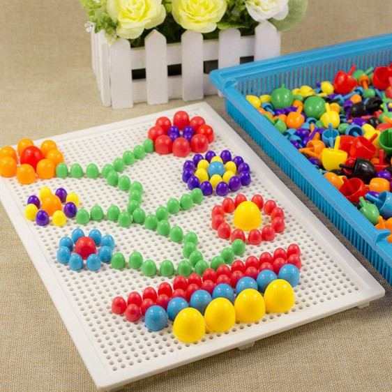 لوحة سدادات-puzzle board -practice and thinking