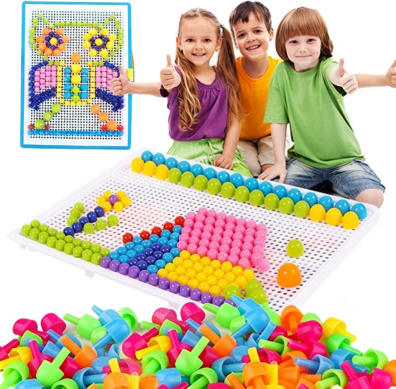 لوحة سدادات-puzzle board -practice and thinking