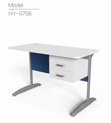 طاولة معلم مع جارورين teacher desk 1200*600*760mm