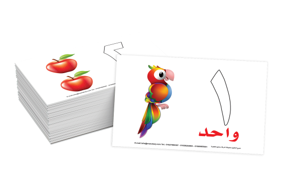 سلسلة الكروت التعليمية/الأرقام - Educational Flashcards Series/Numbers