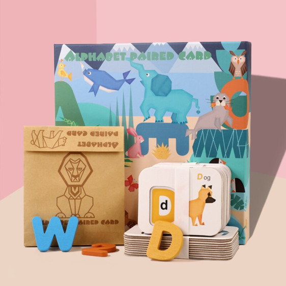 بطاقات مطابقة الحروف والأرقام Alphabet & Number Matching Cards