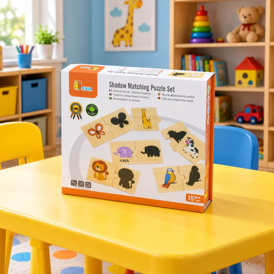 Shadow Matching Puzzle Set  - مجموعة مطابقة الظل