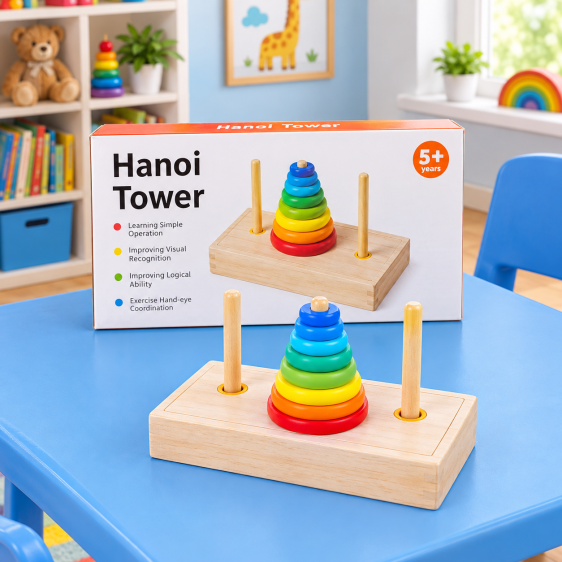 برج الحلقات من منتوسوري - Tower of Hanoi