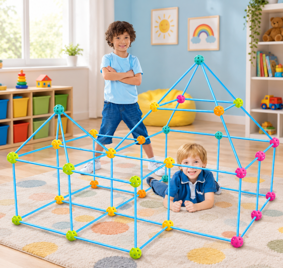Creative forts - بناء حصون إبداعية للأطفال