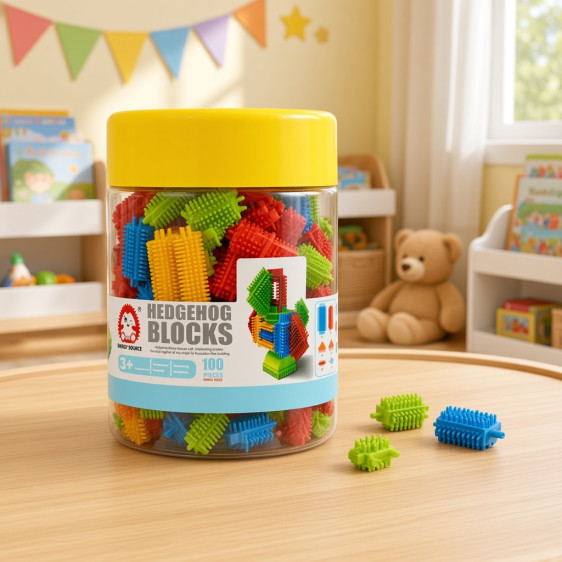 ليجو مشط- Hedgehog Building Blocks