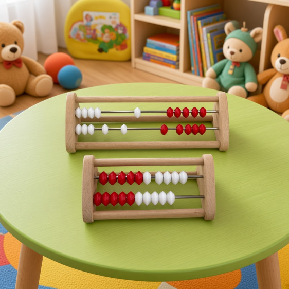 Wooden Rekenrek Abacus- معداد فيجا كبير