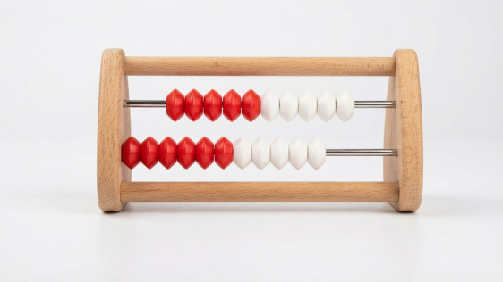 Wooden Rekenrek Abacus- معداد فيجا كبير