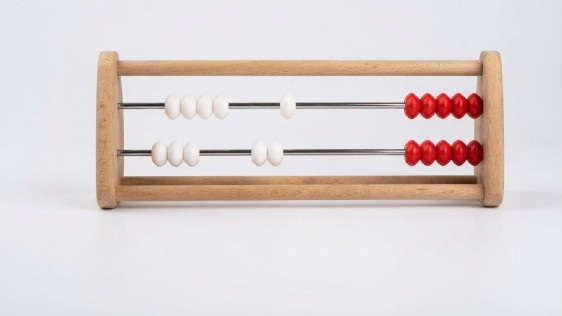 Wooden Rekenrek Abacus- معداد فيجا كبير