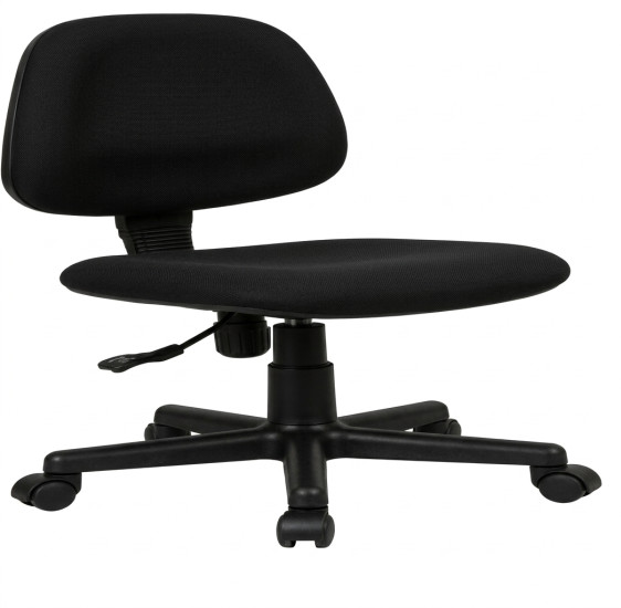 كرسي مكتب قماشي بدون يدين قابل للتعديل(Adjustable Fabric Office Chair) AD0238