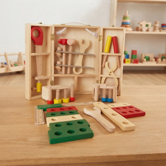 صندوق ادوات النجار- WOODEN TOOL BOX