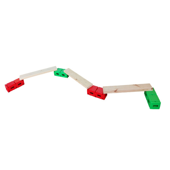 ممر التوازن الخشبي Wooden Balance Path