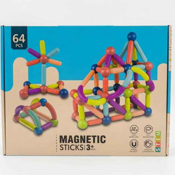 مكعبات بناء مغناطيسية - Magnetic stick building blocks