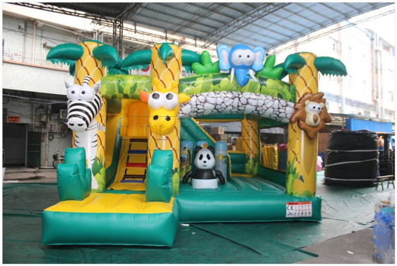 مملكة الحيوانات القابلة للنفخ للقفز Inflatable jumping animal kingdom