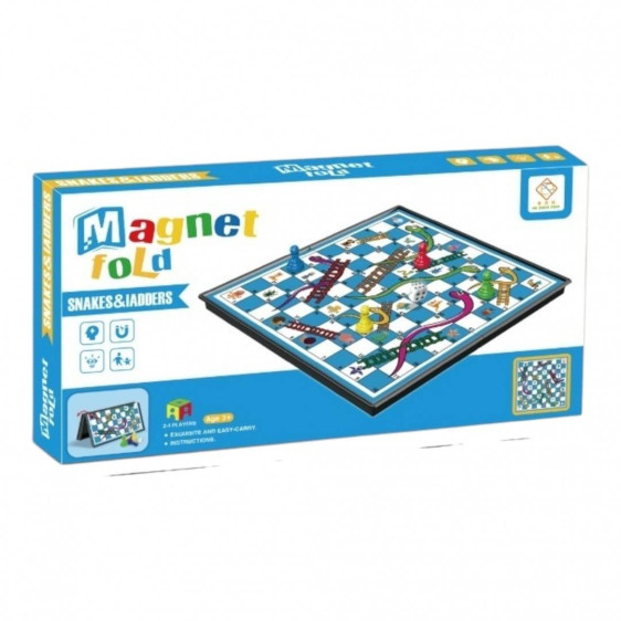 magnet fold snakes & ladders الثعابين والسلالم" المغناطيسية القابلة للطي