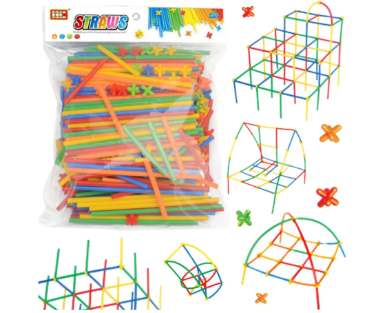 لعبة تركيب الانابيب  500 قطعة