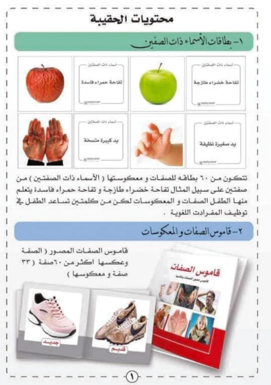 سلسلة توظيف المفردات - الصفات