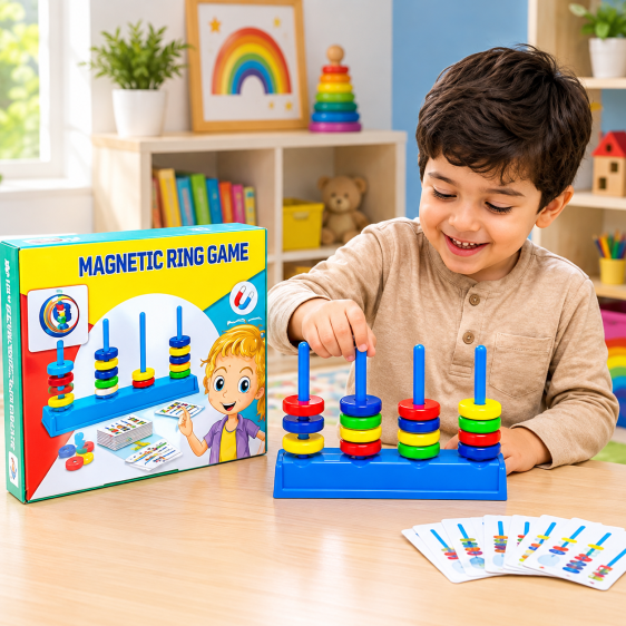 الحلقات المغناطيسية Magnetic ring game