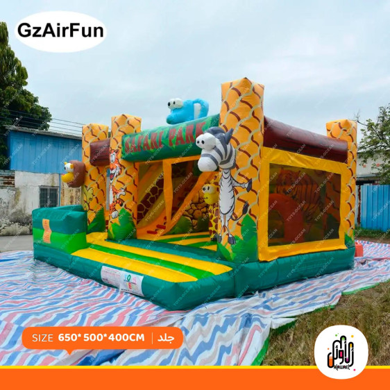 مملكة الحيوانات القابلة للنفخ للقفز Inflatable jumping animal kingdom