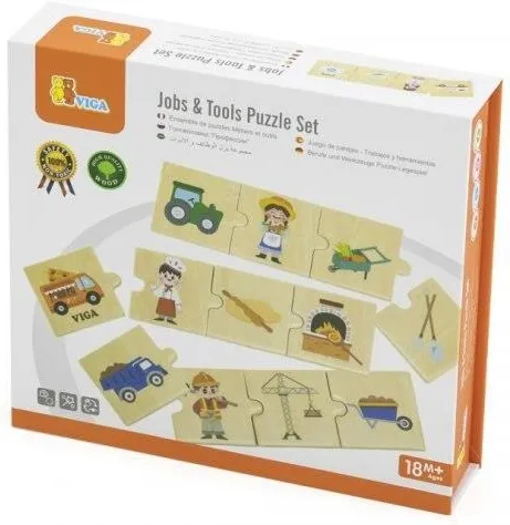 Jobs & Tools Puzzle Set-VG44749 - الغاز الوظائف وأدواتها