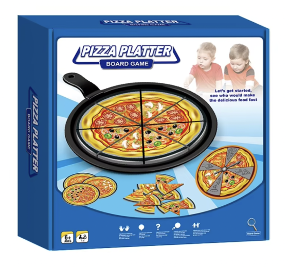 لعبة لوح تقديم البيتزا Pizza Platter Board Game