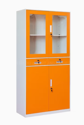 خزانة معدنية مع اقفال Metal cabinet with locks