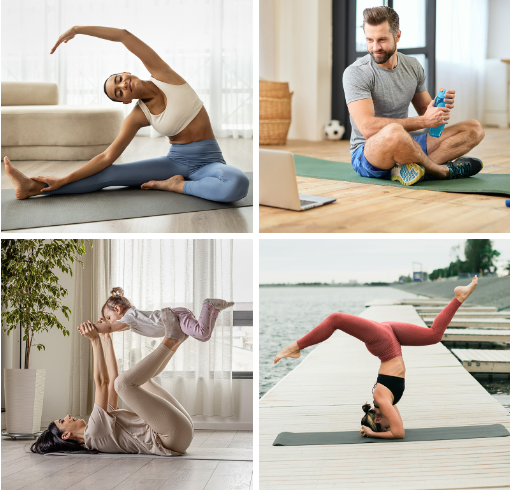 EVA YOGA MAT - حصيرة اللياقة