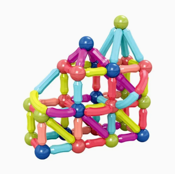 مجموعة مكعبات بناء مغناطيسية تعليمية