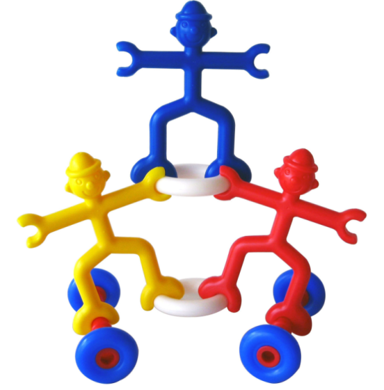 ليجو تشبيك - puzzle blocks in a plastic box