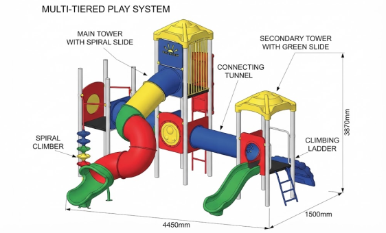 مجمع العاب Playground Set ploto 1203