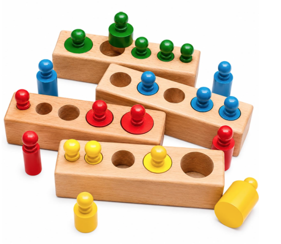 KNOBBED CYLINDER لوح فرز وترتيب الأوتاد الخشبية