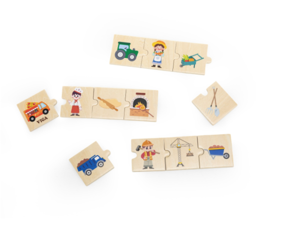 Jobs & Tools Puzzle Set - الغاز الوظائف وأدواتها