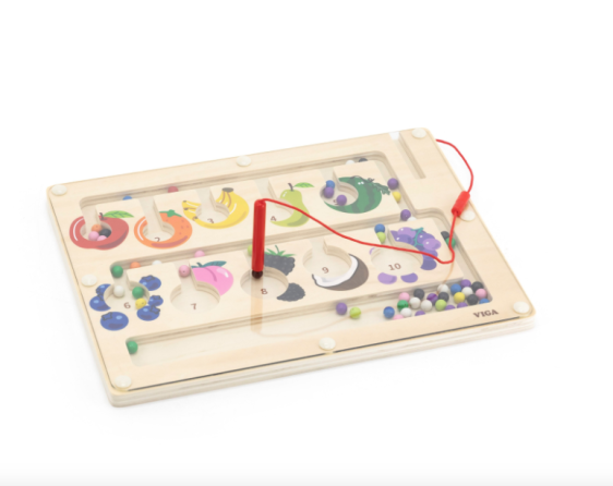 Magnetic Maze - Counting and Colour Sorting- المتاهة المغناطيسية - العد وفرز الألوان
