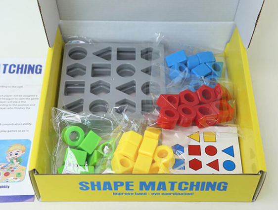 لعبة مطابقة الأشكال Shape matching game