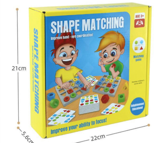 لعبة مطابقة الأشكال Shape matching game