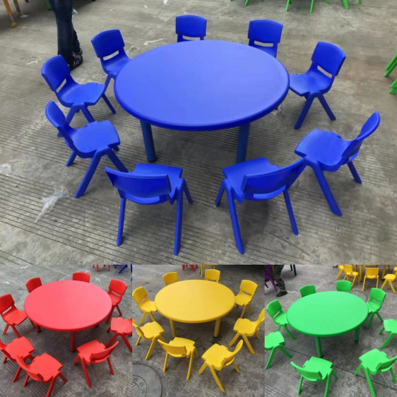 طاولة دائرية خشب Round Plastic Table